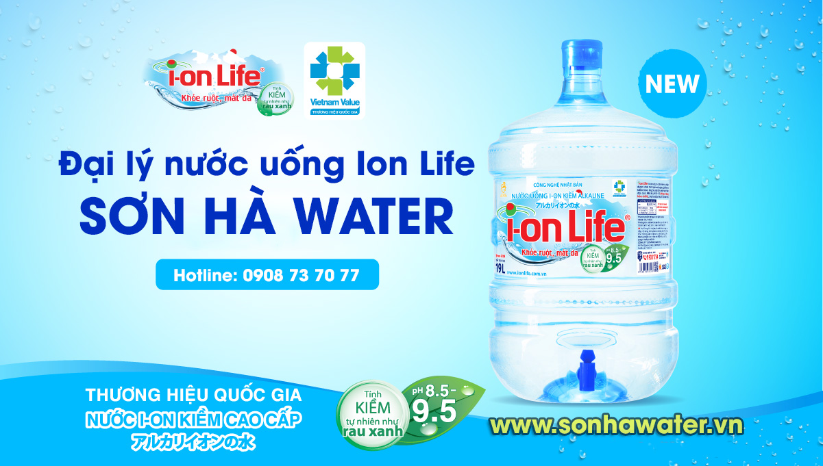 Đại lý nước uống Ion Life Sơn Hà