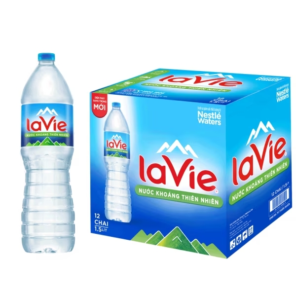 Thùng 12 chai nước LaVie 1.5l