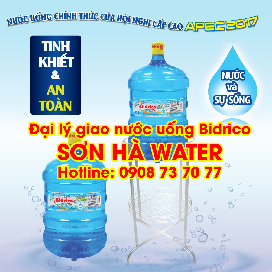 Đại lý nước uống Bidrico Sơn Hà Water